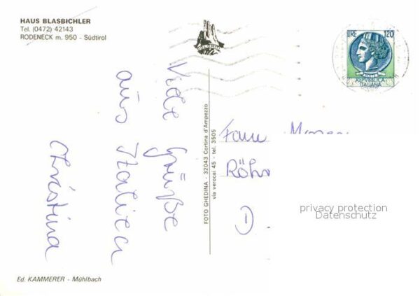 Rodeneck Italien Pension Haus Blasbichler Landschaftspan – Bild 2