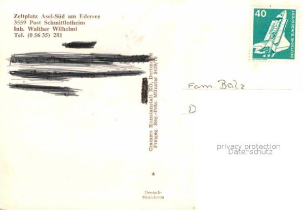 Schmittlotheim Zeltplatz Asel Süd am Edersee Fliegerau – Bild 2