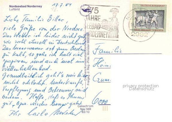 Norderney Nordseebad Fliegeraufnahme – Bild 2