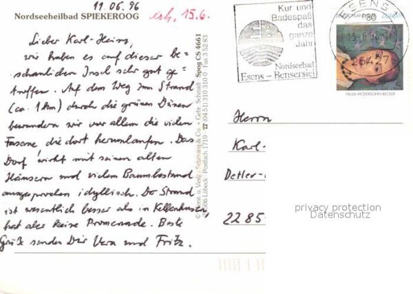 Spiekeroog Nordseeheilbad Nordseeinsel Fliegeraufn – Bild 2