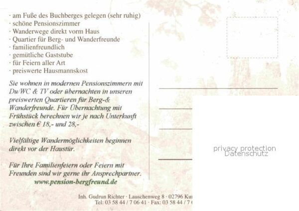 Jonsdorf Pension Bergfreund – Bild 2