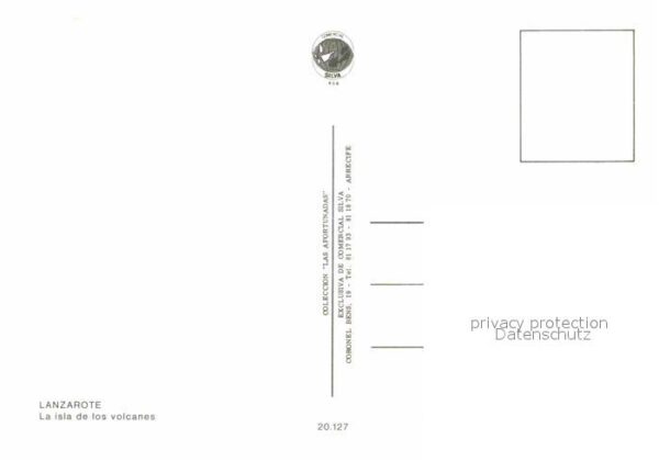 Lanzarote Kanarische Inseln Isla de los volcanes Mapa – Bild 2