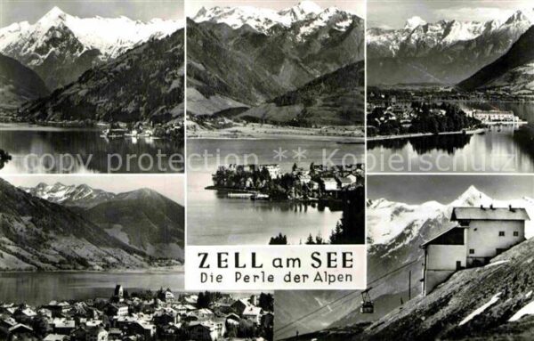 Zell See Teilansichten Seilbahn Station