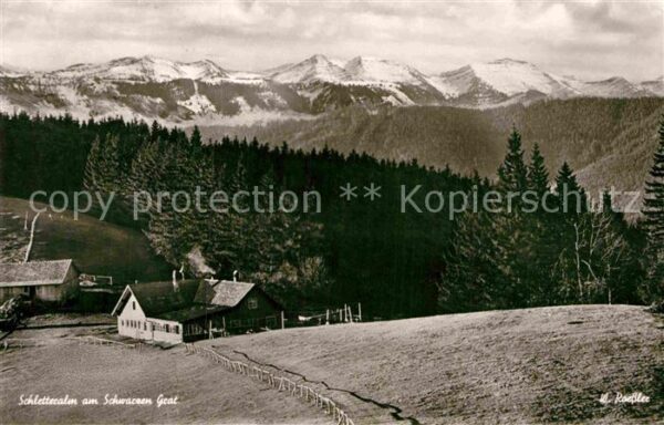 Grossholzleute Schletteralm am Schwarzen Grat