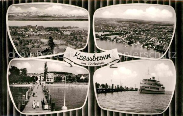 Kressbronn Bodensee Panorama Fliegeraufnahme Seebrücke Fahr