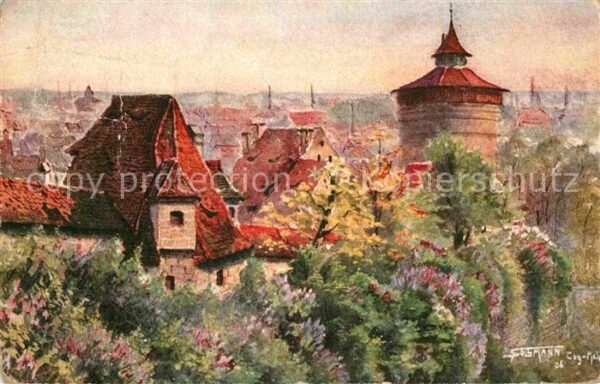 Nuernberg Mauerpartie am Neutor