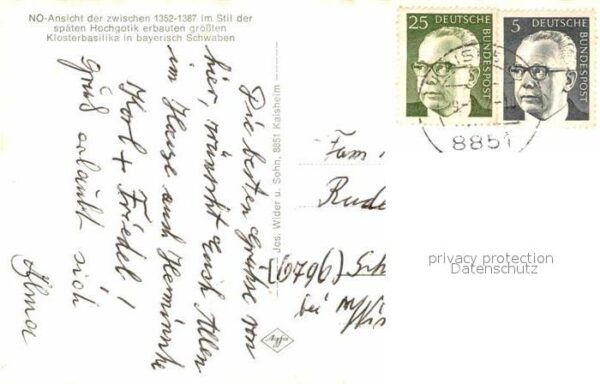 Kaisheim Ehem Kirche der Zisterzienser – Bild 2