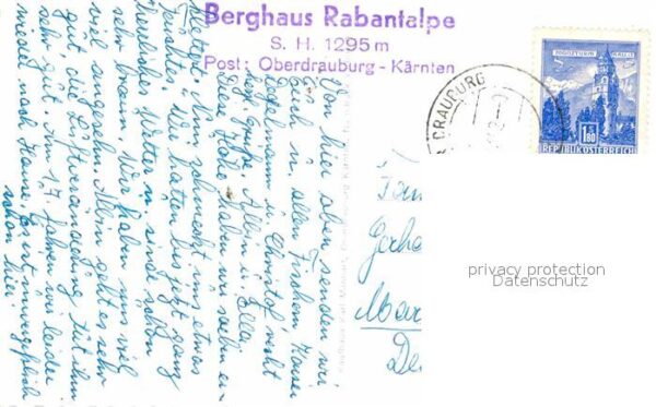 Oberdrauburg Kaernten Berghaus Rabantalm – Bild 2