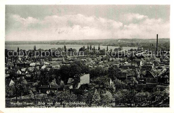 Werder Havel Blick von der Friedrichshöhe