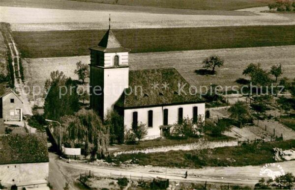 Lorch Wuerttemberg Fliegeraufnahme Kirche