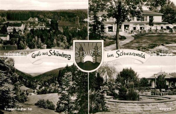 Schoemberg Schwarzwald Teilansicht Kurhaus Kapfenhardter Tal K