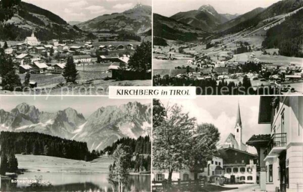 Kirchberg Tirol Panorama Schwarzsee Dorfmotiv