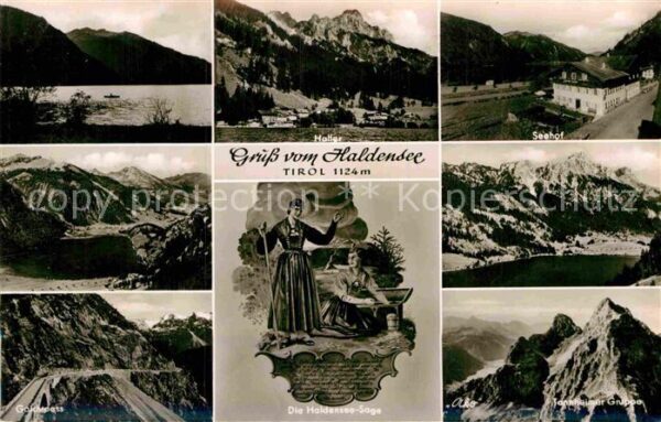 Haldensee Haller Seehof Gaichtpass Haldensee Sage