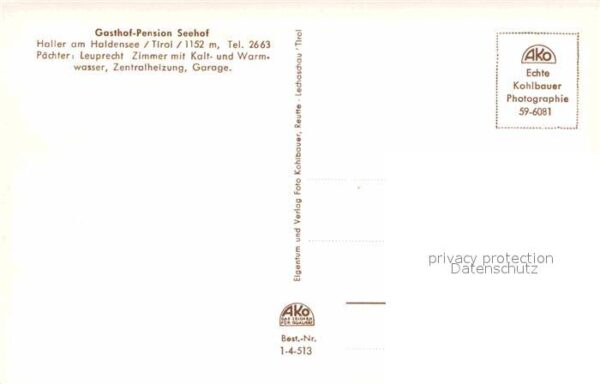 Haldensee Haller Seehof Gaichtpass Haldensee Sage – Bild 2
