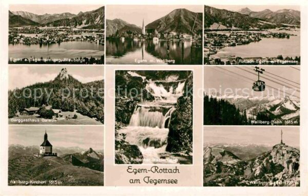 Egern Tegernsee Wallberg Panorama Berggasthaus Galaun W