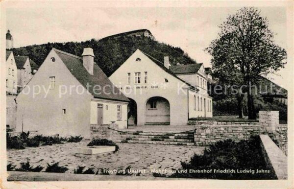 Freyburg Unstrut Wohnhaus und Ehrenhof Friedrich Ludwig
