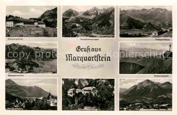 Marquartstein Erholungsheim Geigelsteingruppe Hochger