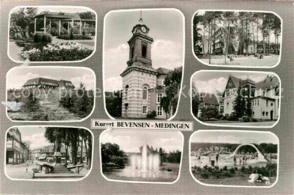 Bad Bevensen Kuranlagen Turm Fontäne Schwimmbad