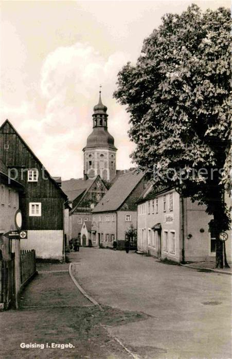 Geising Erzgebirge Dorfpartie