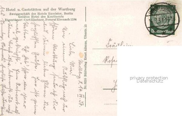 Wartburg Eisenach Hotel und Gaststätten auf der Wartburg – Bild 2