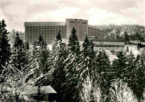 Oberhof Thueringen FDGB Erholungsheim Fritz Weineck