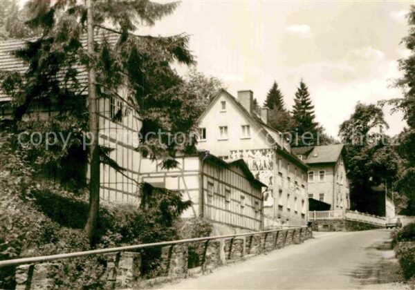Grossbreitenbach Thueringen FDGB Erholungsheim Bad Finkenmühle