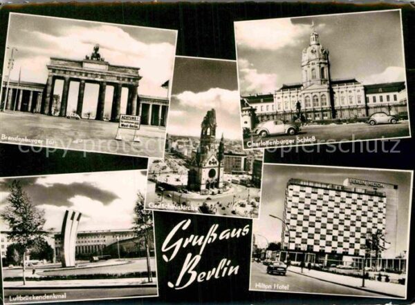 Berlin Brandenburger Tor Charlottenburger Schl
