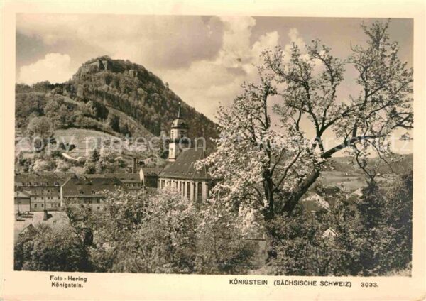 Koenigstein Saechsische Schweiz Kirche