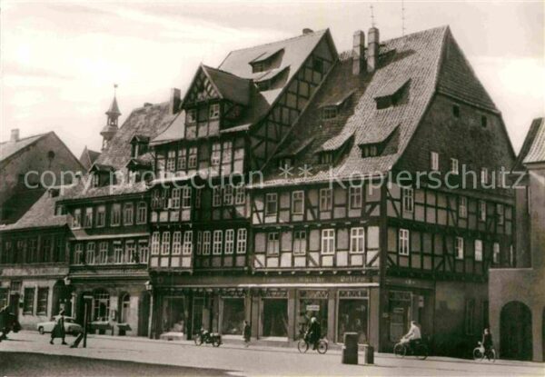 Quedlinburg Markt Fachwerkhäuser