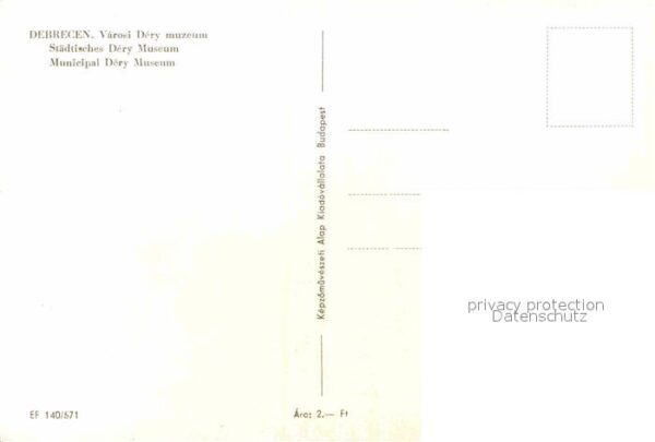 Debrecen Debrezin Varosi Dery muzeum – Bild 2