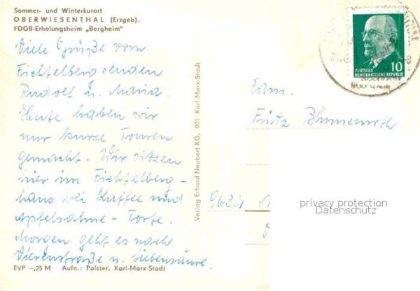 Oberwiesenthal Erzgebirge FDGB Erholungsheim Bergheim – Bild 2