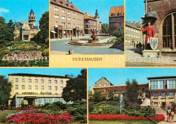 Nordhausen Thueringen Meyenburgmuseum Lutherplatz Roland HO H