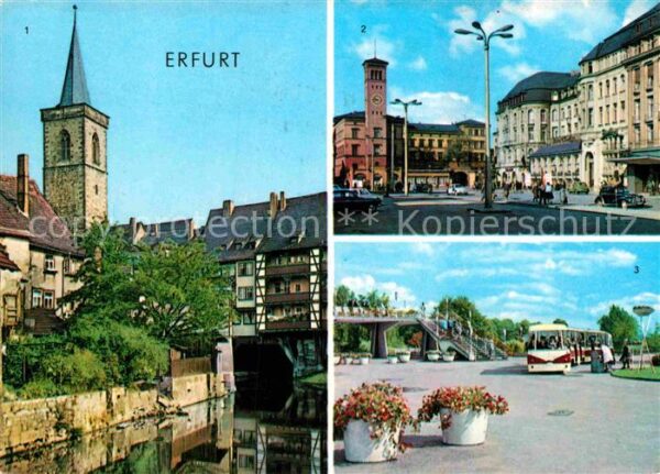Erfurt Kramerbrücke Bahnhofsplatz Interhotel E
