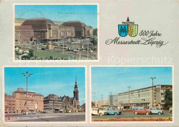Leipzig Hauptbahnhof Ringmessehaus Hauptpostamt