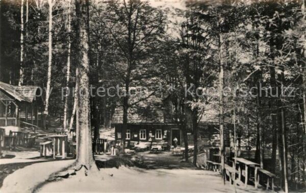Schwarzenberg Erzgebirge Waldgaststätte Köhlehütte