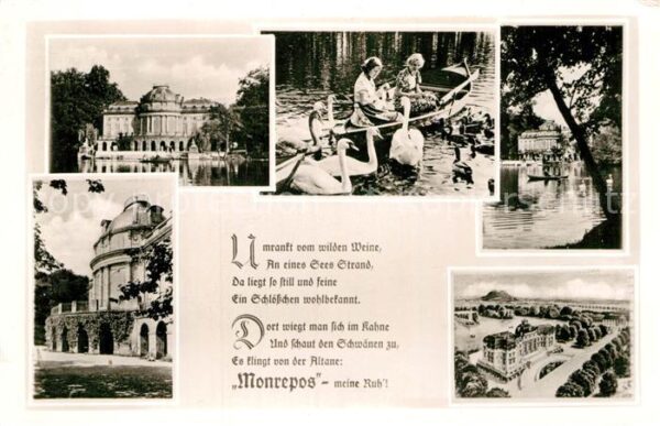 Ludwigsburg Wuerttemberg Restaurant Monrepos Schwäne Schloß