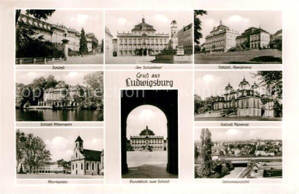 Ludwigsburg Wuerttemberg Schlösser Favorite Monrepos Marktplatz