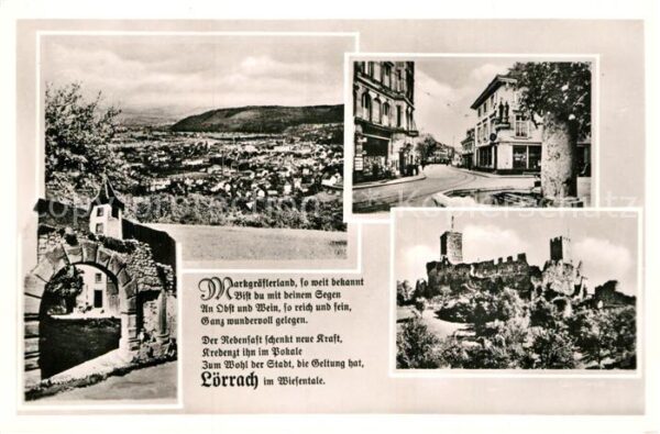 Loerrach Burg Rötteln Ortspartie
