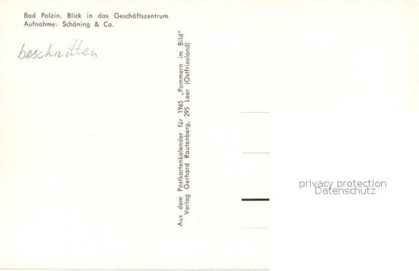 Bad Polzin Polczyn-Zdroj Einkaufsstrasse – Bild 2