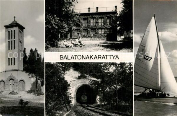 Balatonakarattya Kirche Segelboot