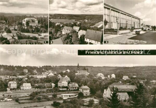 Friedrichsbrunn Harz Sanatorium Ernst Thälmann Brocken Kultu