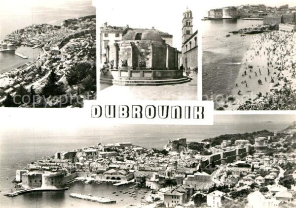 Dubrovnik Ragusa Fliegeraufnahme Strand