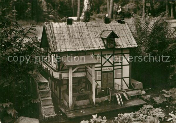 Lindau Bodensee Diät Sanatorium Model der Storchmühle i