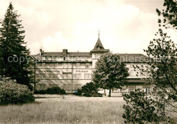 Oberhof Thueringen Erholungsheim Glück auf