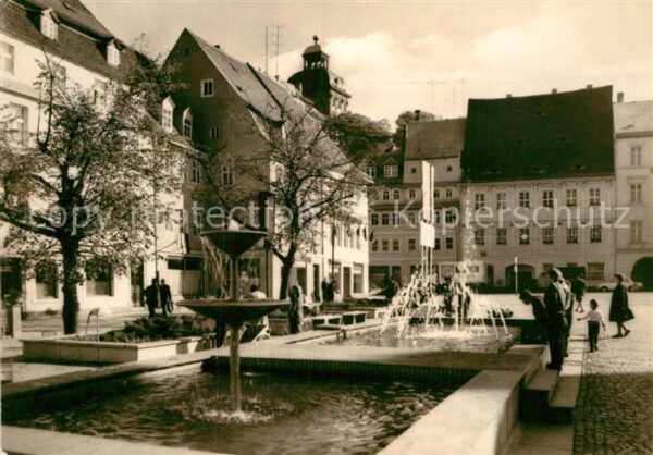Weissenfels Saale Karl Marx Platz Brunnen