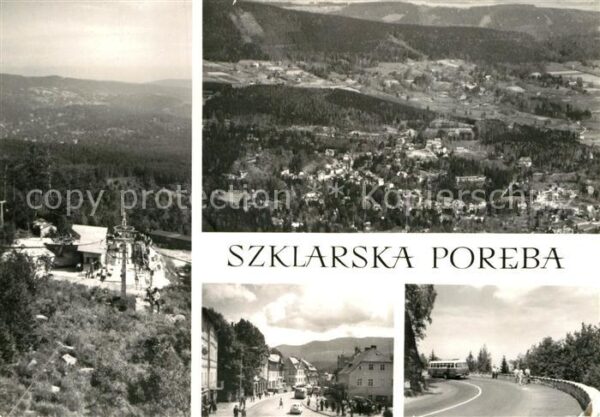 Szklarska Poreba Sessellift Fliegeraufnahme