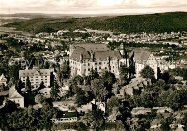 Marburg Lahn Fliegeraufnahme Universitätsstadt