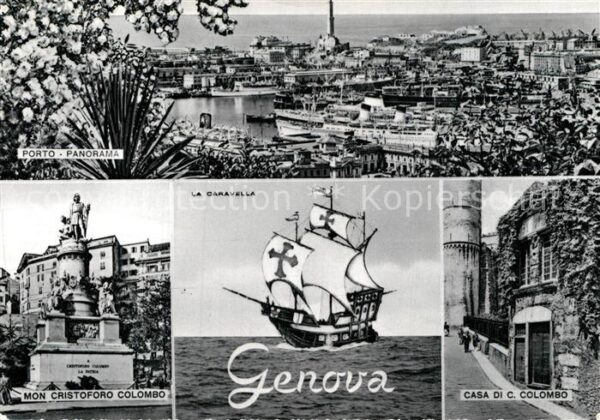 Genova Genua Liguria Porto Casa di C. Colombo Mon Cristoforo