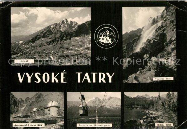 Vysoke Tatry Krivan Seilbahn Patie am Fluss Astronom