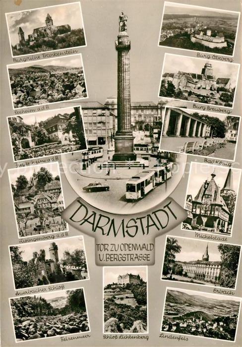 Darmstadt Burgruine Frankenstein Burgen Otzberg B
